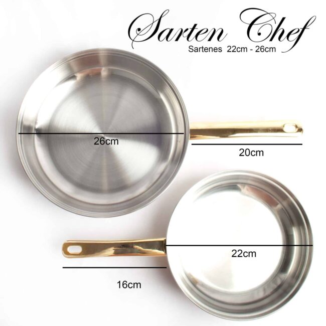 Set-2-sarten-Chef-acero inoxidable -Franquihogar