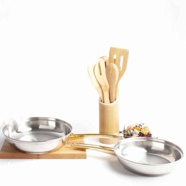Set-2-sarten-Chef-acero inoxidable -Franquihogar