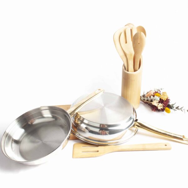 Set-2-sarten-Chef-acero inoxidable -Franquihogar