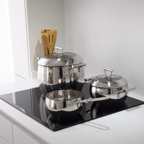 bateria de cocina acero inoxidable induccion