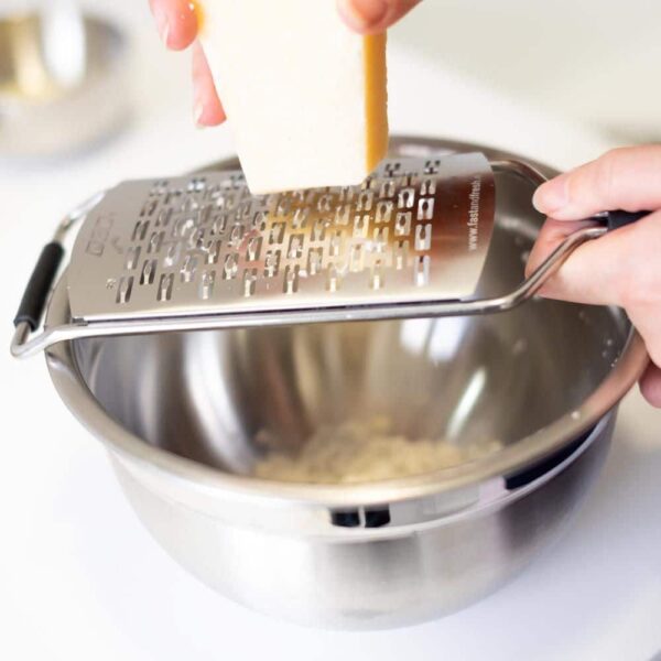Alternative view of Juego de ralladores de cocina microplane en acero inoxidable (3 piezas) Kirie, 1 rallador fino, 1 rallador doble, 1 rallador grueso