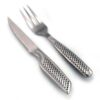 Cuchillo y tenedor del set de chuleteros Bonder de Franquihogar, menaje para tu cocina y tu hogar