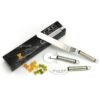 Utensilios para pizza FH7, junto a la caja de presentación, de Franquihogar, tu menaje de cocina y hogar