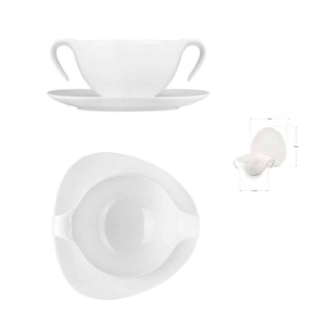 OVUM CONSOME PORCELANA BLANCA