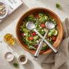 Cucharas de servir ensalada legumbres y verduras marca CRC modelo Graff y vendidas por Franquihogar. 0