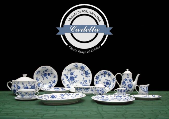 vajilla porcelana carlotta