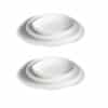 juego de 2 por 3 ovum de 20 24 30 6piezas porcelana blanca 1