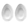 juego de 2 por 3 ovum de 20 24 30 6piezas porcelana blanca 4