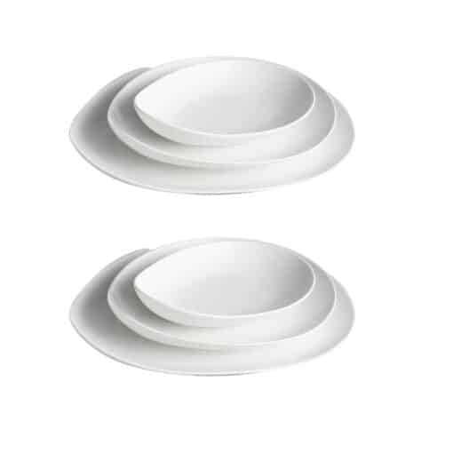 ovum juego porcelana 6 platos