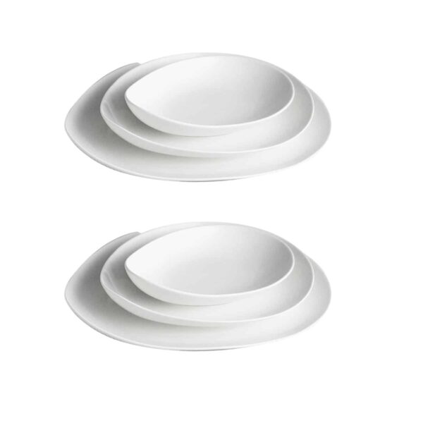 ovum juego porcelana 6 platos
