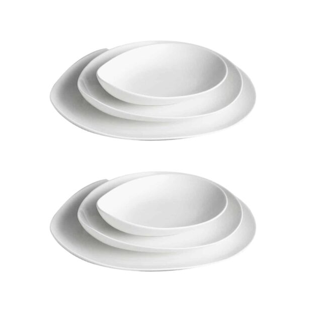 ovum juego porcelana 6 platos