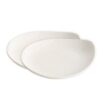 2 platos de 24cm del juego de platos de porcelana Melivec de Franquihogar, tu menaje de cocina y hogar