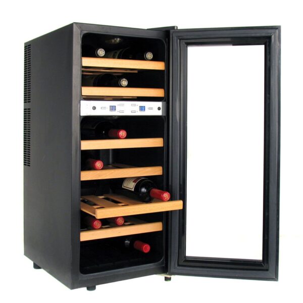 Alternative view of Nevera de vinos para 21 botellas (1 unidad) Paxon, refrigeración por difusión térmica, multitemperatura, 81,8 cm x 34,2 cm x 55 cm