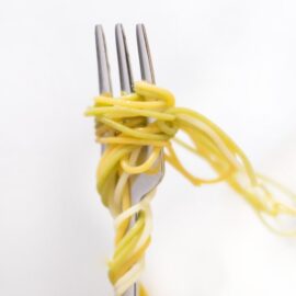 Alternative view of Juego de Cubiertos para Pasta Trento (13 Piezas) Acero Inoxidable, Pulido Espejo, 6 Tenedores y 6 Cucharas con Cucharón para Servir, Perfecto para Regalo.