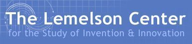 Imagotipo de Lemelson Center que enlaza a la web