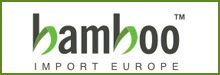 Imagotipo de bamboo import Europe, con enlace a su web, en la entrada de bambú del blog de Franquihogar