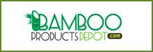 Imagotipo de Bamboo Products Depot, con enlace a su web, en la entrada de bambú del blog de Franquihogar