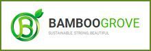 agotipo de Bamboogrove, que enlaza con su página web, la entrada de bambú del blog de Franquihogar