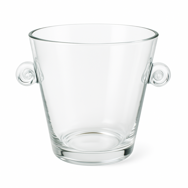 Cubitera verona de cristal con asas espirales