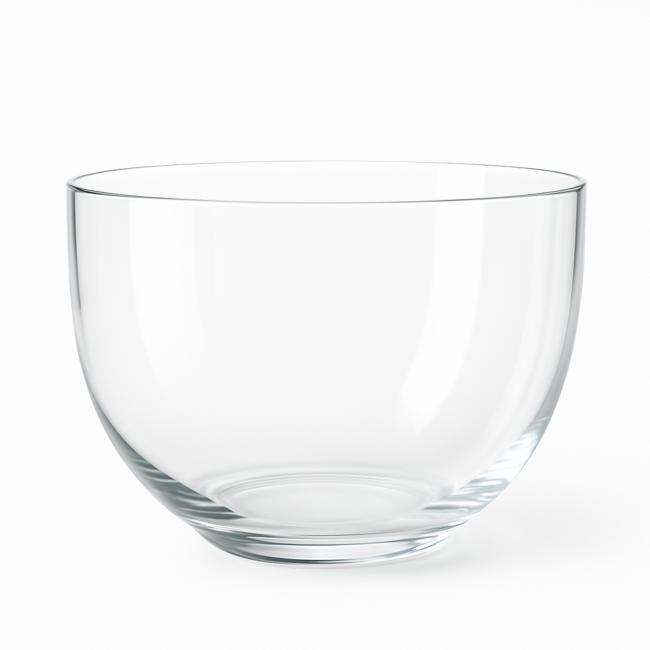 FRANQUIHOGAR florero FRUTERO capri de cristal