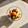 FRANQUIHOGAR florero FRUTERO capri de cristal