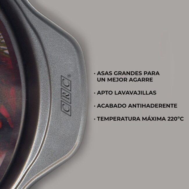 recipientes de horno asas carbono