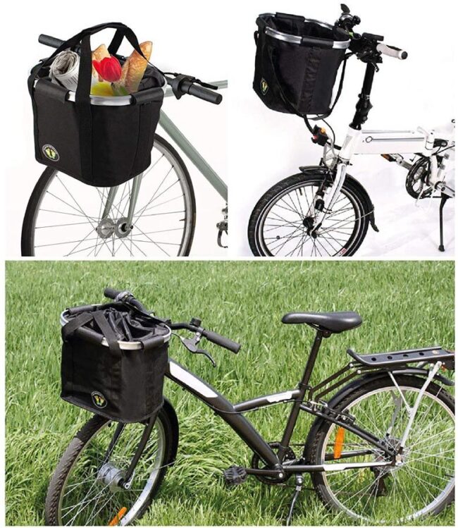 usos de la cesta de bicicleta