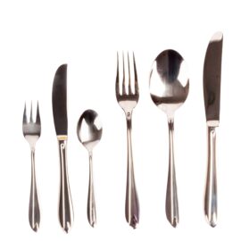 Juego de cubiertos en acero inoxidable (36 piezas) Amsterdam, 6 cucharas, 6 tenedores, 6 cuchillos, 6 cucharas de postre, 6 tenedores de postre, 6 cuchillos de postre