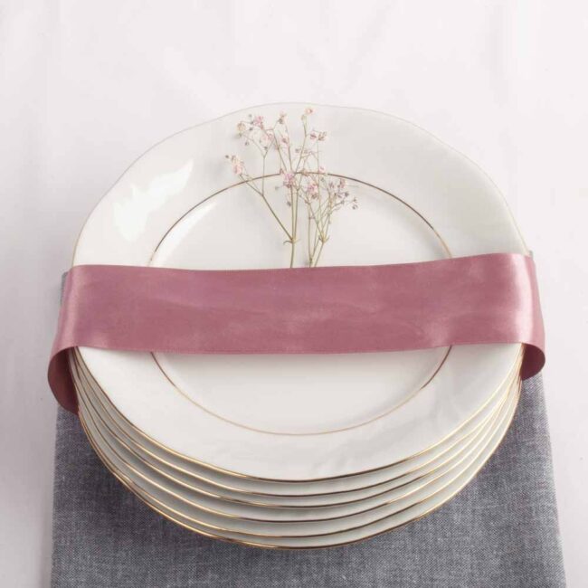 Platos de postre de porcelana blanca (6 piezas) Lubeck, 19 cm, filo de oro 1 lubeck platopostre 1