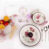 Plato de postre en cristal de Bohemia (1 pieza) Anemone, 21 cm 4 anemone plato pack scaled