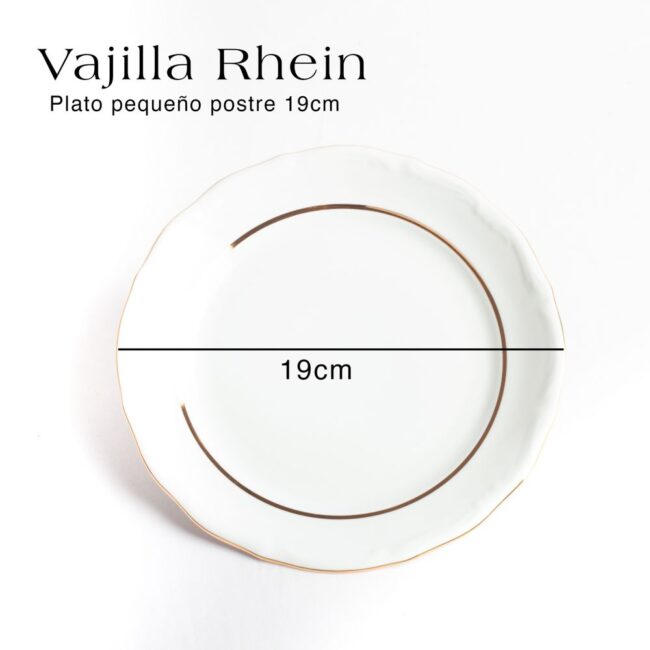 Vajilla Rhein platos 18