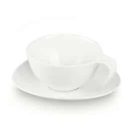 Alternative view of Ovum taza Cafe  o  TE  con Plato -Porcelana blanca premium