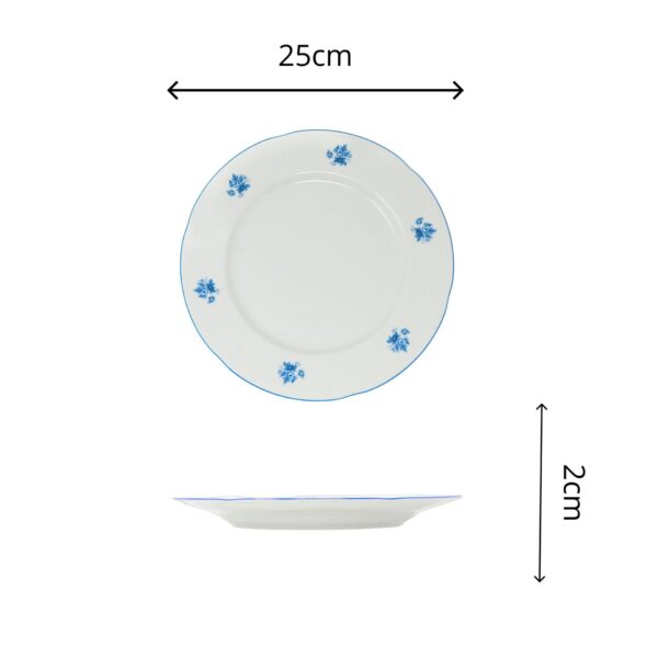 Alternative view of Fuente de porcelana Lubeck Blue plato de presentacion