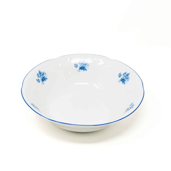 Ensaladera de Porcelana (1 Pieza)Lubeck Blue, Duradera y Aptas para Lavavajillas, Ideal para Ensaladas, Guarniciones y Aperitivos