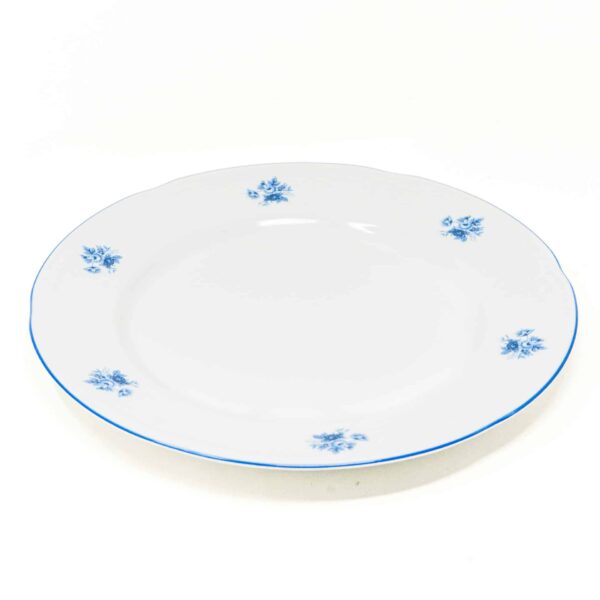 Fuente de porcelana Lubeck Blue plato de presentacion