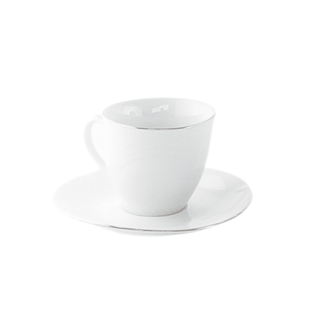 LUBECKR_CAFE tazas de cafe porcelana blanca