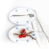 vajilla BANDEJA lubeck blue porcelana blanca fine porcelain