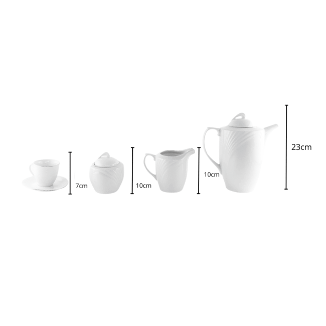 LUBECKR_CAFE tazas de cafe porcelana blanca