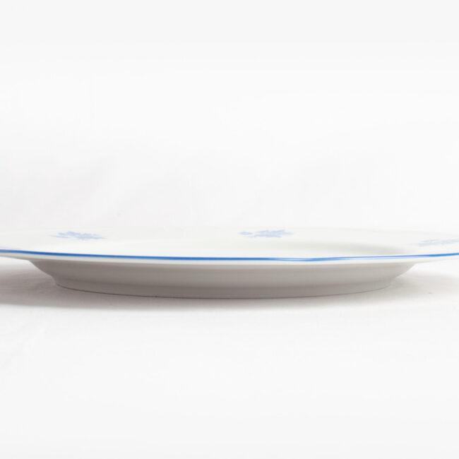 vajilla platos lubeck blue porcelana blanca fine porcelain