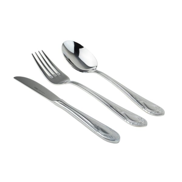 Cubertería de postre  CRC 1285 ACERO  POSTRE  4X3  12 piezas  Cubertería de postre  o merienda koln (4X3) 4 tenedores , 4 cucharas  y 4 cuchillos de postre