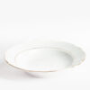 plato porcelana blanca hondo sena