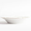 plato porcelana blanca hondo sena
