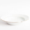 plato porcelana blanca hondo sena