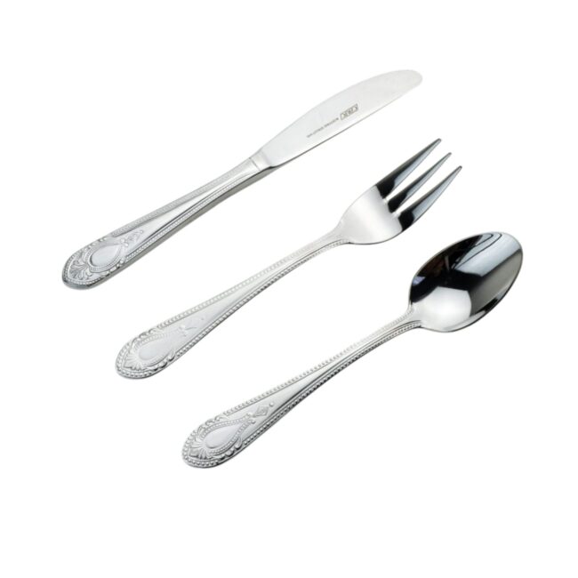 CUBIERTOS DE POSTRE CUBERTERIA EN ACERO INOXIDABLE 18/10 MODELO 1285 ACERO 304 MARCA CRC