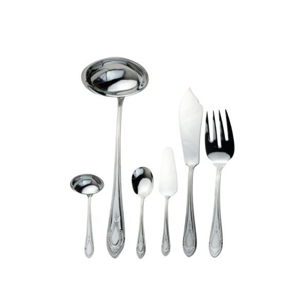 CUBIERTOS SERVIR CAZO CUCHARON CAZO SALSA PALA TARTA PALA SERVIR PESCADO CUBERTERIA EN ACERO INOXIDABLE 18/10 MODELO 1285 ACERO 304 MARCA CRC