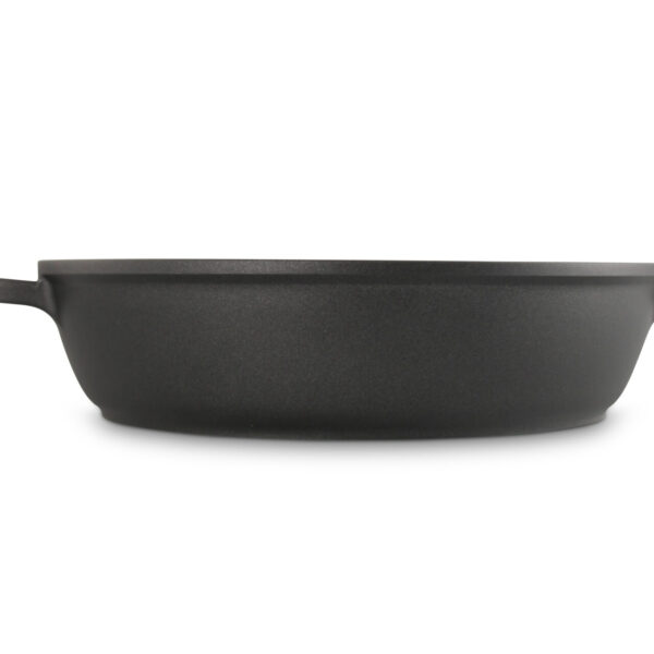 Cazuela alta en aluminio fundido antiadherente baja (1 unidad) Duroteck, 24 cm, libre de tóxicos