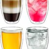 vasos CAFE doble capa borosilicato
