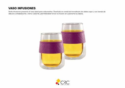 vasos CAFE doble capa borosilicato