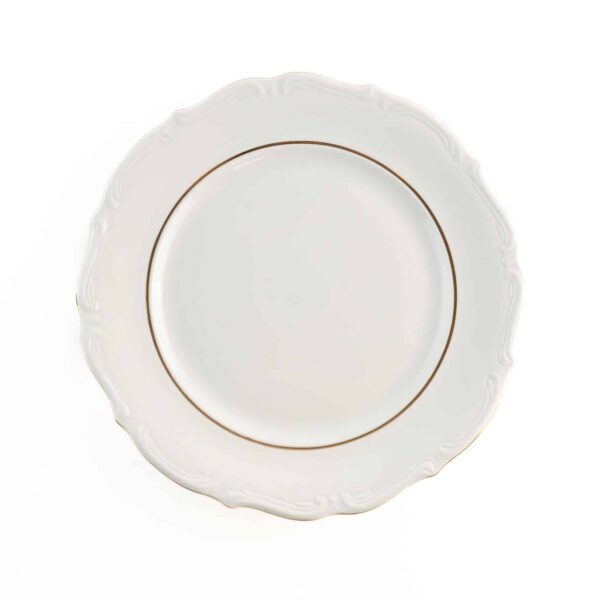 plato presentación porcelana blanca fuente rhein