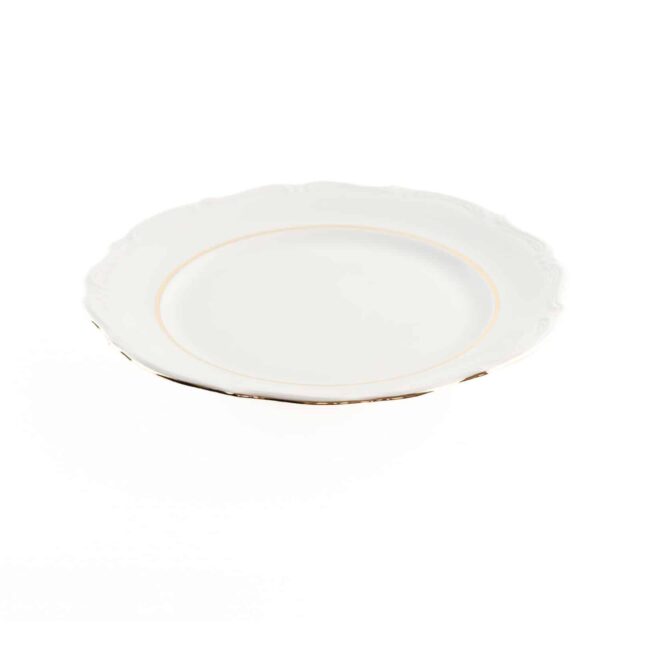plato presentación porcelana blanca fuente rhein